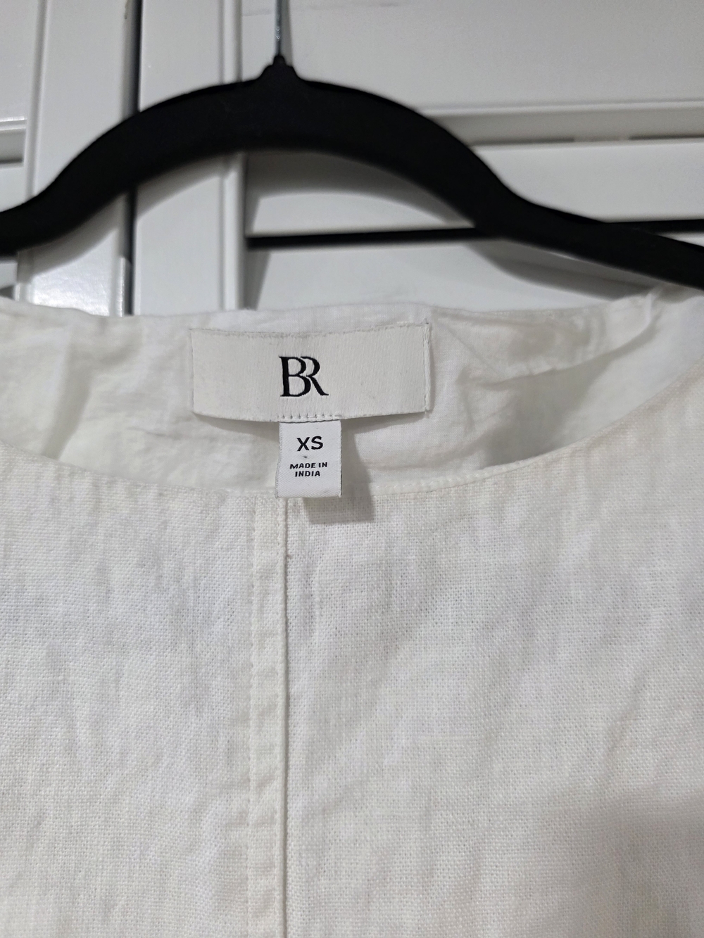 Banana Republic Ivory Hemp-Cotton Shift Dress Sleeveless - Picture 5 of 16